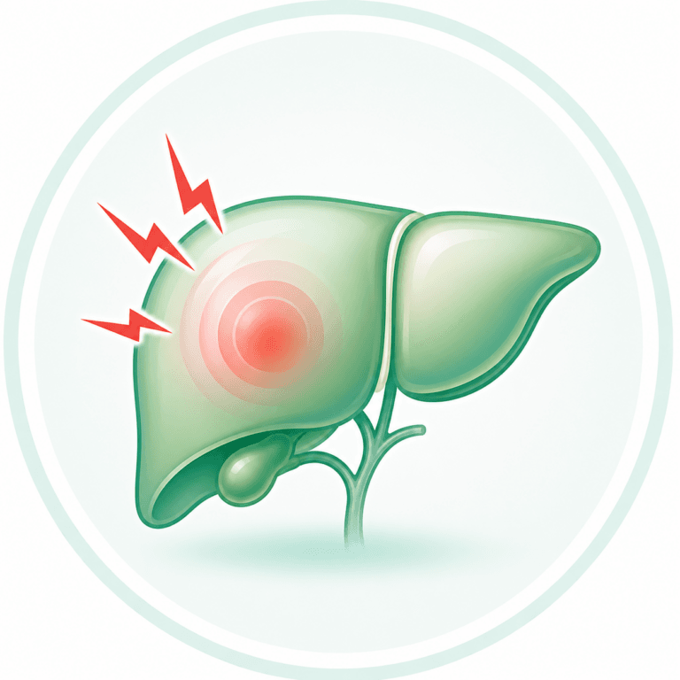Liver and hepatopancreatobiliary care illustration