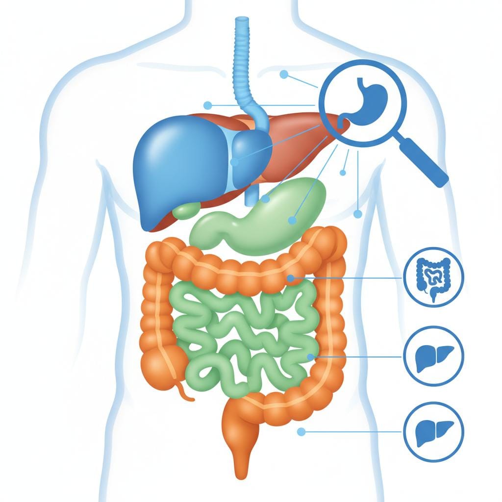 Digestive-system anatomy illustration